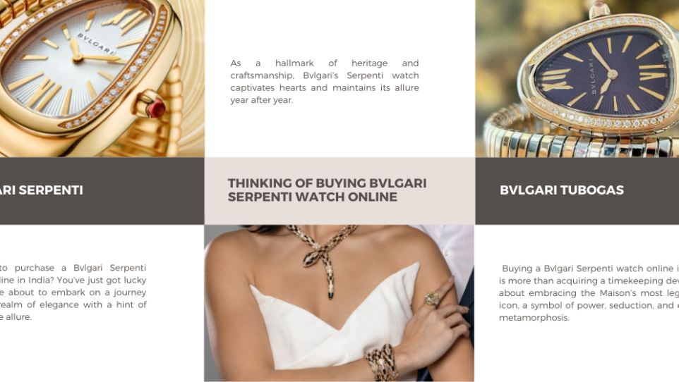 Buy Bvlgari Serpenti Watch Online in India, watch-masters