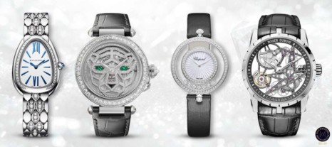 White Gold Watches for men and women, watch-masters