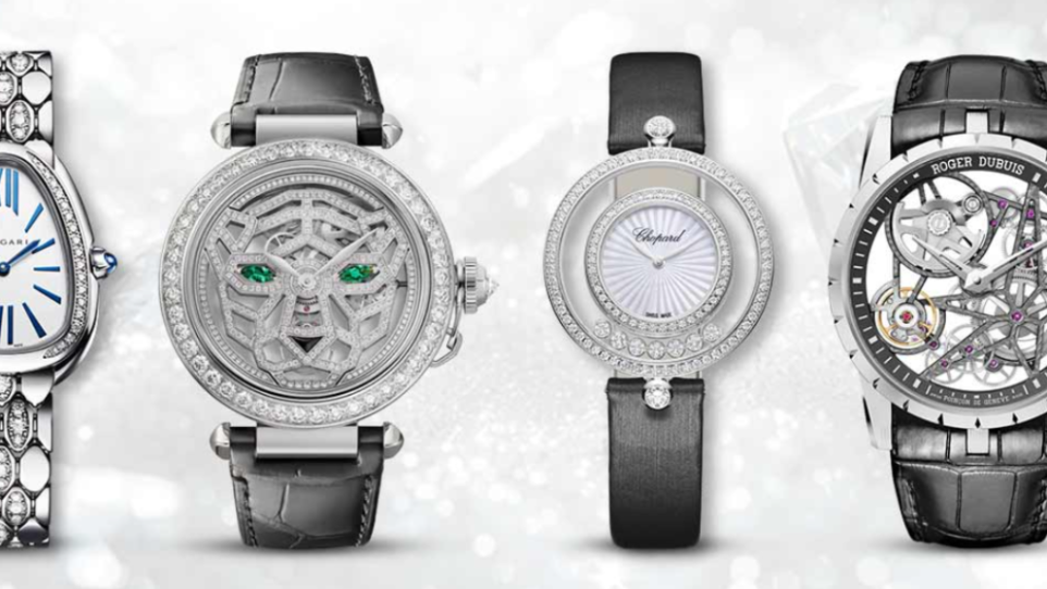 White Gold Watches for men and women, watch-masters