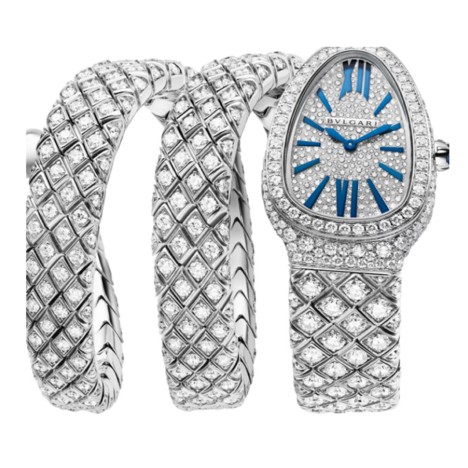 Serpenti Spiga White Gold Watch, Watch-masters