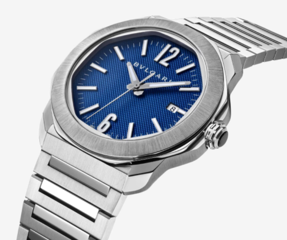 Bvlgari octo roma blue automatic watch, watchmaster