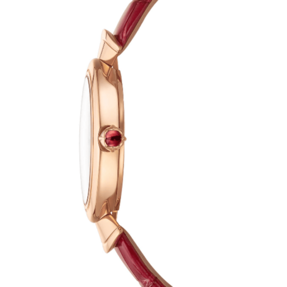 Bvlgari Divas Dream Rose Gold Watch With Red Strap watch-masters