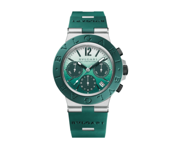 Bvlgari Aluminium 40 mm Green Watch For Men, watch-masters
