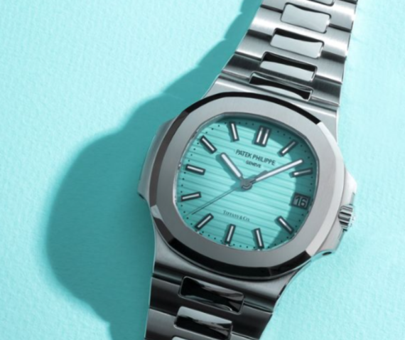 Patek Philippe Nautilus Tiffany Blue Dial Watch, watchmasters