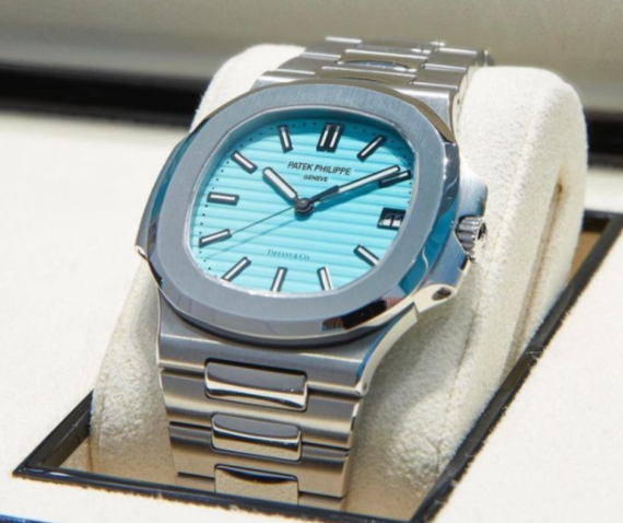 Patek Philippe Nautilus Tiffany Blue Dial Watch, watchmasters