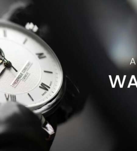 Luxury watch with integrated lugs and bracelet, watchmasters