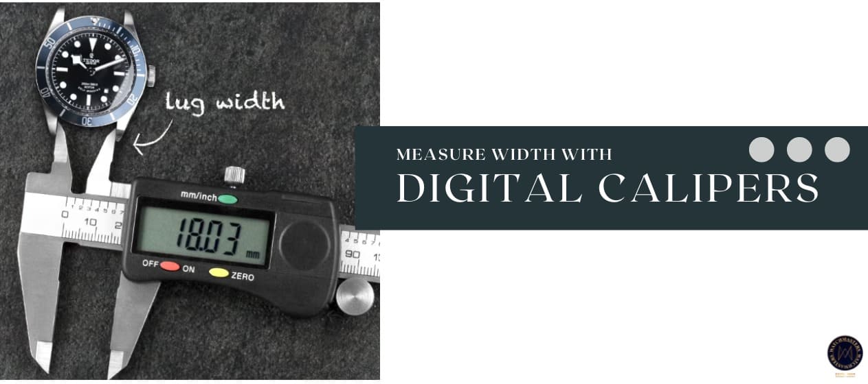 What is Lug Width on a Watch, Watch-masters, measure width with digital calipers