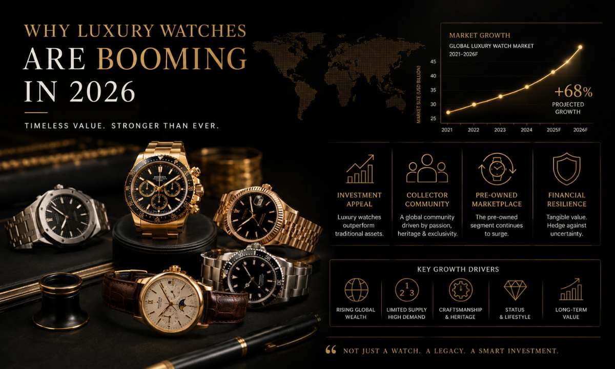 Why luxury watch booming 2026, watch-masters